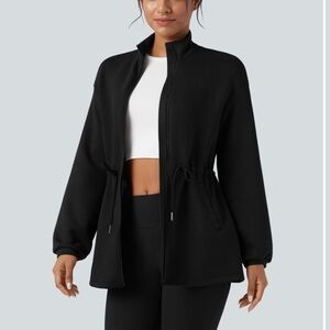 ❄️Halara SpacerTek Turtleneck Drawstring Casual Jacket with Pockets